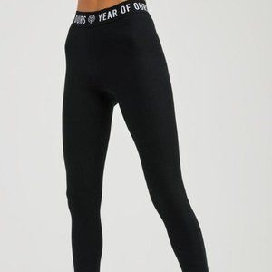 Year of Ours Thermal Skater Legging - Black Small